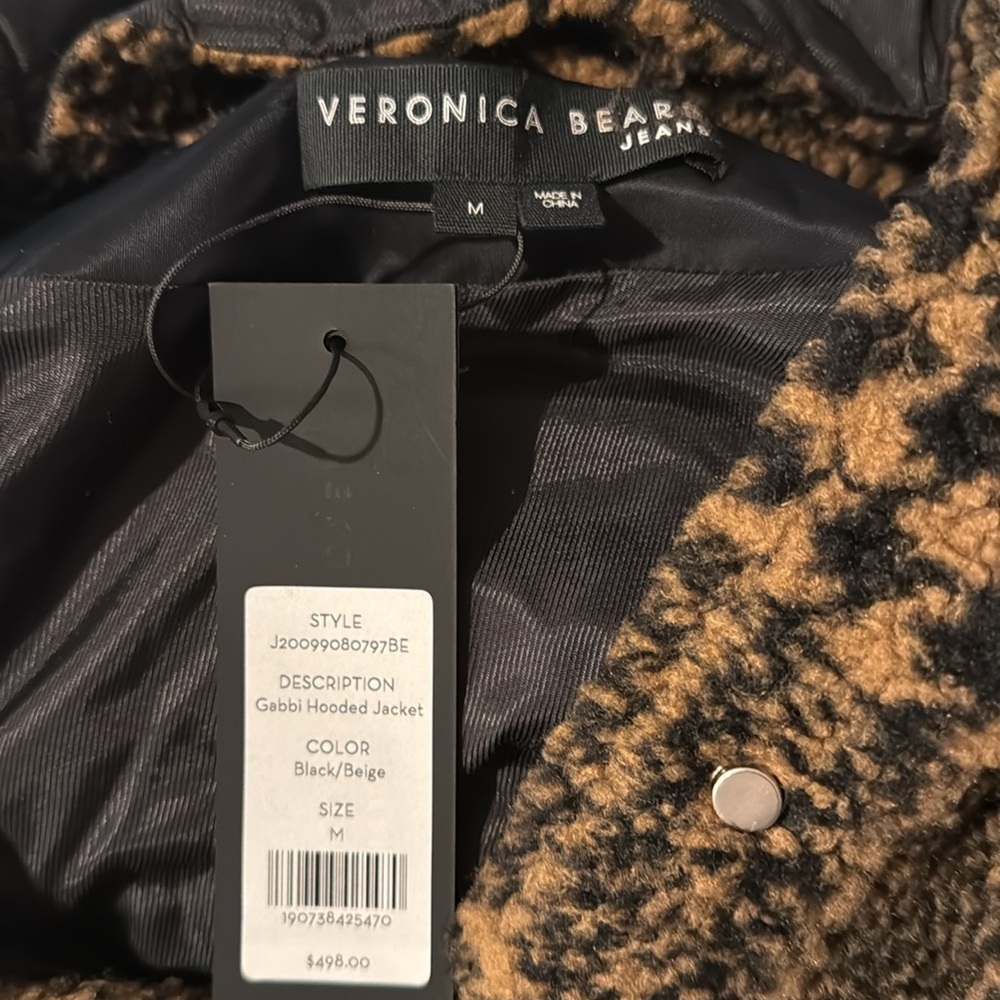 Veronica Beard Gabbi Hooded Houndstooth Jacket NWT - Picture 12 of 13